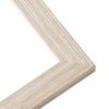 22x19 Frame White Barnwood Picture Frame - Modern Photo Frame Includes UV Acrylic Shatter Guard Front, Acid Free Foam Backing Board, Hanging Hardware Wood Wall Frames for Family Photos - no Mat view 2