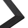 10x39 Frame Black Barnwood Picture Frame - Modern Photo Frame Includes UV Acrylic Shatter Guard Front, Acid Free Foam Backing Board, Hanging Hardware Wood Wall Frames for Family Photos - no Mat view 2