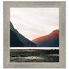 10x12 Frame Gray Barnwood Picture Frame - Modern Photo Frame Includes UV Acrylic Shatter Guard Front, Acid Free Foam Backing Board, Hanging Hardware Wood Wall Frames for Family Photos - no Mat view 4