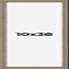 10x38 Frame Gray Barnwood Picture Frame - Modern Photo Frame Includes UV Acrylic Shatter Guard Front, Acid Free Foam Backing Board, Hanging Hardware Wood Wall Frames for Family Photos - no Mat view 1
