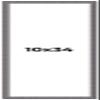 10x34 Frame Slate Blue Distressed Rustic Solid Wood Picture Frame | 0.75 Inch Moulding Width | Includes UV Acrylic Plexiglass, Acid Free Foam Backing Board and Hanging Hardware | Sonoma Collection view 1
