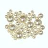 300 Floating Ivory/Off White Pearls- Large Sizes- 12 Warm White Submersible Fairy Lights Strings Hidable Submersible Batteries- 4 Gallons of Transparent Water Gels for Vases view 2