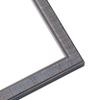 10x19 Frame Silver Pewter Picture Frame - Complete Modern Photo Frame Includes UV Acrylic Shatter Guard Front, Acid Free Foam Backing Board, Hanging Hardware Wood Wall Frames for Family Photos - no view 2