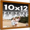 10x12 Frame Honey Pecan Brown Solid Wood Picture Frame | 0.75 Inch Moulding Width | 0.5 Inch Rabbet Depth | Includes UV Acrylic Plexiglass, Acid Free Foam Backing Board and Hanging Hardware view 1