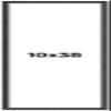 10x38 Frame Brown Picture Frame - Complete Modern Photo Frame Includes UV Acrylic Shatter Guard Front, Acid Free Foam Backing Board, Hanging Hardware Wood Wall Frames for Family Photos - no Mat view 1
