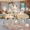 Vase Pearlfection 300 Floating Ivory/Off White Pearls-Fills 4 Gallons of Transparent Gels for Floating Effect-with Measured Floating Gels Prep Bags for Best Results! view 1