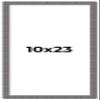 10x23 Frame Slate Blue Distressed Rustic Solid Wood Picture Frame | 0.75 Inch Moulding Width | Includes UV Acrylic Plexiglass, Acid Free Foam Backing Board and Hanging Hardware | Sonoma Collection view 1