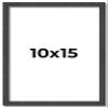 10x15 Frame Brown Picture Frame - Complete Modern Photo Frame Includes UV Acrylic Shatter Guard Front, Acid Free Foam Backing Board, Hanging Hardware Wood Wall Frames for Family Photos - no Mat view 1