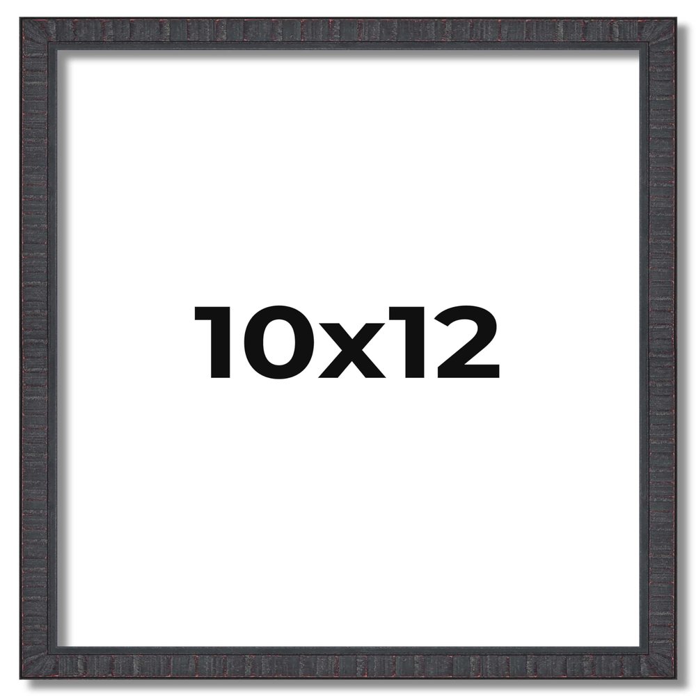 10x12 Frame Brown Picture Frame - Complete Modern Photo Frame Includes UV Acrylic Shatter Guard Front, Acid Free Foam Backing Board, Hanging Hardware Wood Wall Frames for Family Photos - no Mat