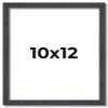 10x12 Frame Brown Picture Frame - Complete Modern Photo Frame Includes UV Acrylic Shatter Guard Front, Acid Free Foam Backing Board, Hanging Hardware Wood Wall Frames for Family Photos - no Mat view 1