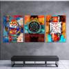 Symbolic Designs - Art of Time Watches Lovers Bundle (3 Pieces) Canvas Art (30x40) view 2