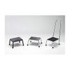 Dukal TEC 4349 Tech-Med Foot Stool with Handrail, Chrome, 450 lb Capacity view 1