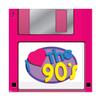 90s Floppy Disk Luncheon Napkins, (Pack of 12) view 1