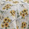Avondale Manor 5-Piece Yara Floral Quilt Comforter Set, Lightweight Ultra-Soft Microfiber, Reversible Comfortable Bedding Set with Throw Pillow, Hypoallergenic Bedspread, Queen, Yellow view 2