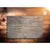 Bride and Groom Personalized Handmade Wedding Guest Book for Bride and Groom Wood Alternative Custom Engraved Newlywed Marriage Album 10 Designs to Choose from (Design 04, Black Walnut) view 2