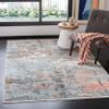 SAFAVIEH Shivan Collection 5'3" x 7'6" Grey / Pink SHV788B Modern Abstract Non-Shedding Living Room Bedroom Dining Home Office Area Rug view 1