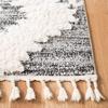 SAFAVIEH Moroccan Tassel Shag Collection Accent Rug - 4' x 6', Ivory & Grey, Boho Design, Non-Shedding & Easy Care, 2-inch Thick Ideal for High Traffic Areas in Foyer, Living Room, Bedroom (MTS652F) view 4