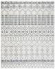 SAFAVIEH Area Rug 8x10 - Tulum Collection - Large - Ivory & Grey, Moroccan Boho Distressed Design, Non-Shedding & Easy to Clean, Ideal for Living Room, Bedroom, Dining Space (TUL229A) view 3