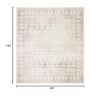 SAFAVIEH Area Rug 8x10 - Tulum Collection - Large - Ivory & Grey, Moroccan Boho Distressed Design, Non-Shedding & Easy to Clean, Ideal for Living Room, Bedroom, Dining Space (TUL271A) view 2
