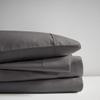 Beautyrest BR 600 TC Cooling Cotton Blend Solid Bed Sheet Set with 16 Inch Deep Pocket, Hypoallergenic, All Season, Soft Bedding-Set, Matching Pillow Case, King, Charcoal, 4 Piece (BR20-1008) view 3