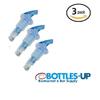 .25 oz Measured Liquor Pourer (Blue) - Precision Pour Liquor & Wine Bottle Pour Spout - (3 Pk) 100% USA Made - Pour The Perfect Cocktail with Our No Leak Bottle Spouts, view 3