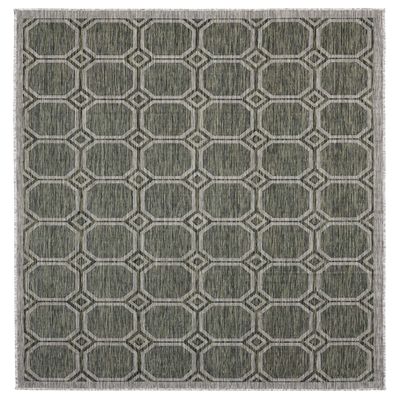 United Weavers of America Augusta Balos Oversize Rug 7 ft. 10 in. x 10 ft. 6 in. Green Classic Outdoor Rug. Oriental Rugs