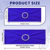 VDS - Royal Blue | Spandex Chair Sashes Bows | 150 PCS | Stretch Elastic Banquet Universal Folding Chair Band Tie with Silver Buckle Slider for Wedding Party Conference Celebration Event Decoration view 2