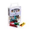 10 Mini Clips in Plastic with Metallic Colours - Hanging Box - Lion of Era Made in Italy view 1