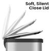 iTouchless 18 Gallon SoftStep Step Pedal Kitchen Trash Can with Odor Filter view 4