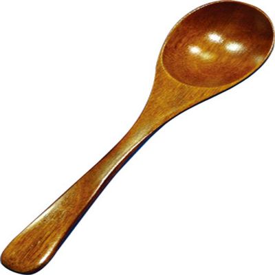 Alphax 907947 Wood Grain Spoon, 5.3 x 1.2 inches (13.5 x 3 cm), Teaspoon