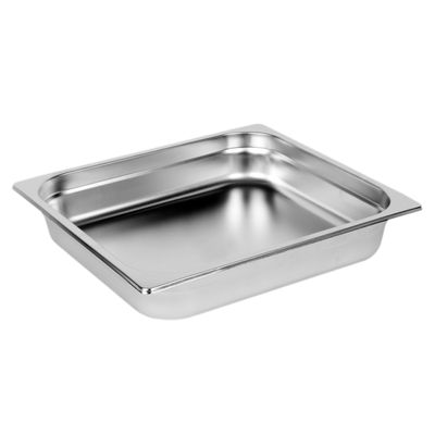 Thunder Group 2/3 SIZE 2 1/2" deep 24 gauge anti jam steam pans