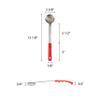 Restaurant Essentials 2 oz portion controllers 1 piece mold, red handle, comes in each view 2