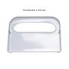 Restaurant Essentials Half fold toilet seat cover dispenser, white plastic 16 x 11.50 x 3 inch, comes in each view 4