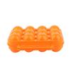 Egg Holder with Dust Proof & Double Side Plastic Storage Box Buckle for Protecting 12 Eggs(Orange) view 1