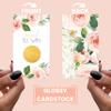 Graceful Floral Bridal Shower Scratch-Off Game Cards: 30 Pack for Wedding Engagement Party, Blush and Gold view 4