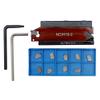 MH GLOBAL Set of 1/2 inch Positive Stop Blade Cut-Off w/ 10 Inserts GTN-2 5C with Plastic Fitted Case view 2