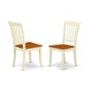 East West Furniture DODA9-BMK-W 9 Piece Dining Room Table Set Includes a Rectangle Wooden Table with Butterfly Leaf and 8 Kitchen Dining Chairs, 42x78 Inch, Buttermilk & Cherry view 4