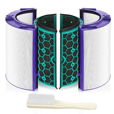 TP04 Replacement Filter for Dyson HP04 TP04 DP04 TP05 DP05 Air Purifi-er Sealed Two Stage 360 Pure Cool Fan Combi Glass HEPA Filter & Activated Carbon Filter (Not for HP07,TP01,TP02,TP07,HP09)