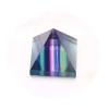 StoneStory Rainbow Fluorite Chakra Prymaid Healing Crystal Energy Figurines Pyramid Statue Natural Stones for Home Office Decoration (Rainbow Fluorite) view 1