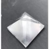 StoneStory Clear Prymaid Healing Crystal Chakra Energy Figurines Pyramid Statue for Home Office Decoration 50mm (Clear Crystal) view 2