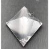 StoneStory Clear Prymaid Healing Crystal Chakra Energy Figurines Pyramid Statue for Home Office Decoration 50mm (Clear Crystal) view 4