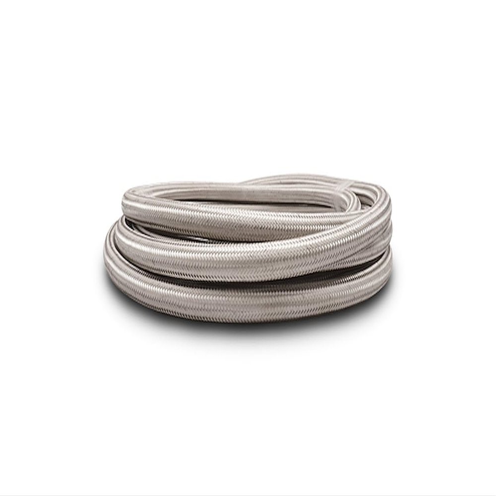 Vibrant Power 18440 Hose, PTFE Lined, Braided Stainless Steel, -10 AN, 0.51" Hose ID, 5 foot Length, each