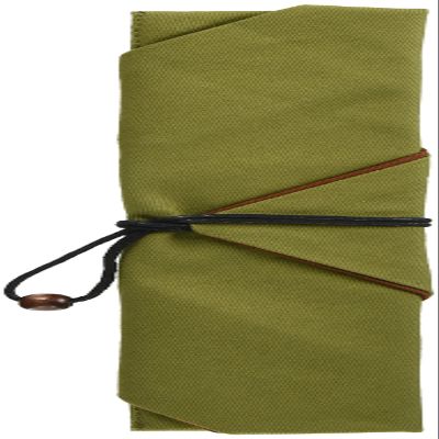 Alphax 906735 Bento Chopsticks, Green, 9.8 x 8.5 inches (24.8 x 21.5 cm), Portable Chopsticks Bag, Yoshino