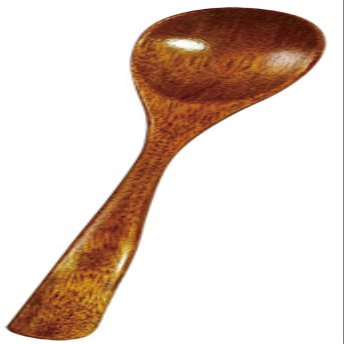 Alphax 907923 Wood Grain Spoon, 5.1 x 1.0 inches (13 x 2.5 cm), Chawanmushi Spoon