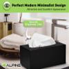 Alpine Industries Acrylic Rectangular Facial Tissue Dispenser Box - Modern Plastic Paper Towel Holder for Car, Kitchen Countertop, Bathroom & Shop (Rectangular) view 3