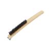 Restaurant Essentials 14" wire brush with scraper, comes in each view 1