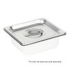 Thunder Group STPA5160C Steam Table Pan Cover 1/6 Size Solid with Handle view 4