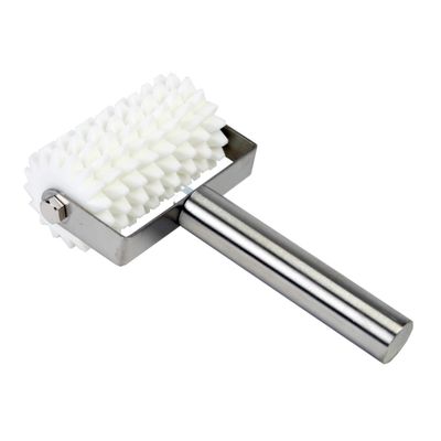 Restaurant Essentials Roller dockers stainless steel handle plastic barrel 8 wheels, comes in each