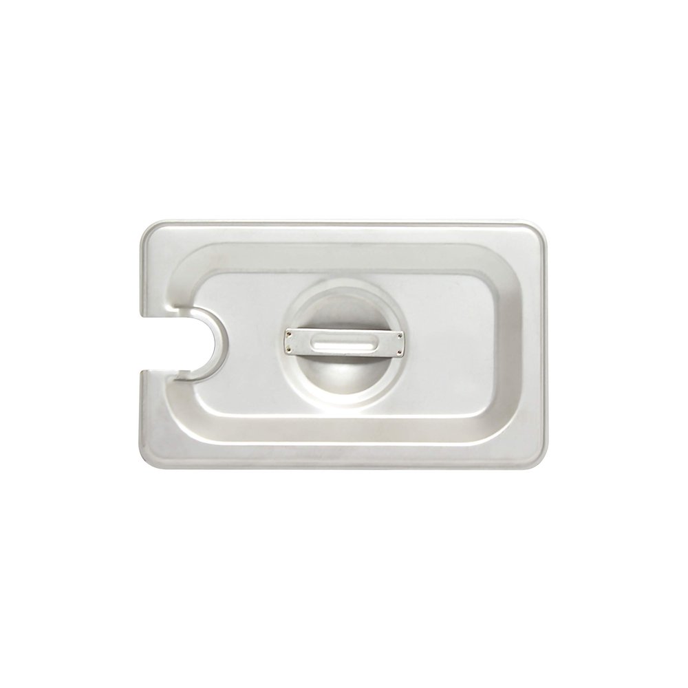 Thunder Group STPA5190CS Steam Table Pan Cover 1/9 Size Slotted with Handle