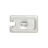 Thunder Group STPA5190CS Steam Table Pan Cover 1/9 Size Slotted with Handle view 1